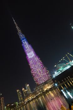 Dubai, UAE - Jan 31: Burj Khalifa, world's tallest skyscraper, Downtown Burj Dubai on 1th of January, 2016 in Dubai, United Arab Emirates.