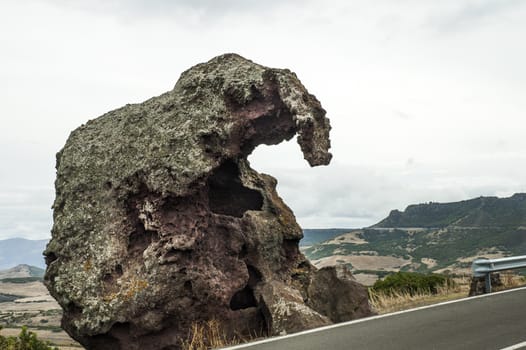 the Elephant rock in the north of Sardinia