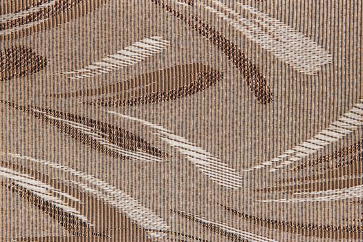 brown bronze Fabric blind curtain texture background can use for backdrop or cover