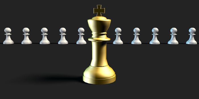 Perfect Job Candidate Business Chess Concept Art