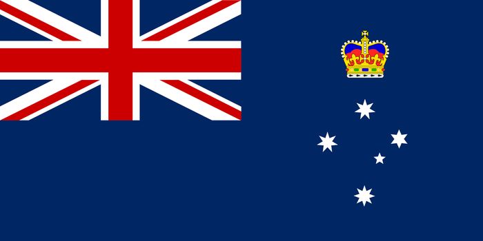 The flag of the Australian state of Victoria