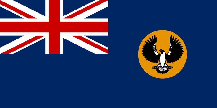 The flag of the Australian state of South Australia