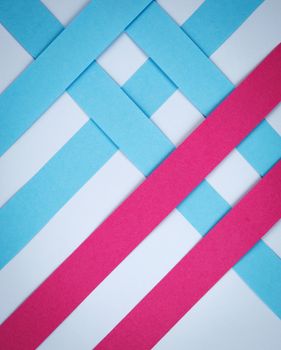 abstract background grid with colored strips of paper