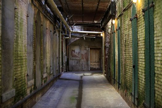 Inside view of Alcatraz Jail House Block