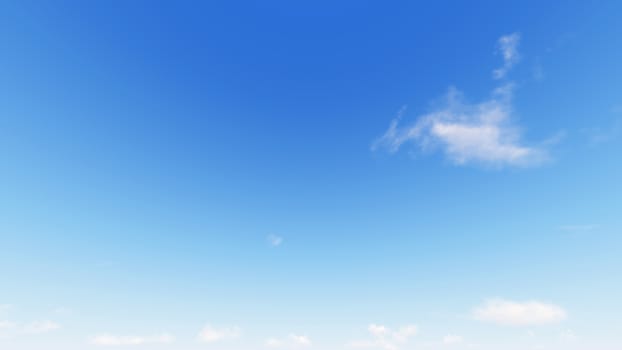 Cloudy blue sky abstract background, blue sky background with tiny clouds, 3d rendering

