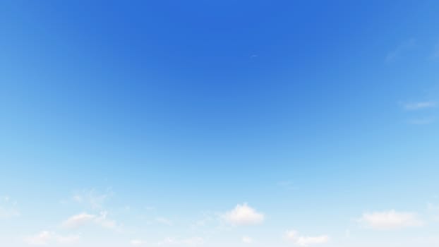 Cloudy blue sky abstract background, blue sky background with tiny clouds, 3d rendering

