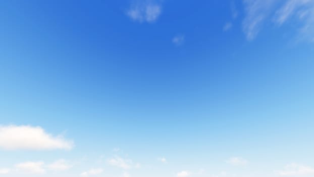 Cloudy blue sky abstract background, blue sky background with tiny clouds, 3d rendering

