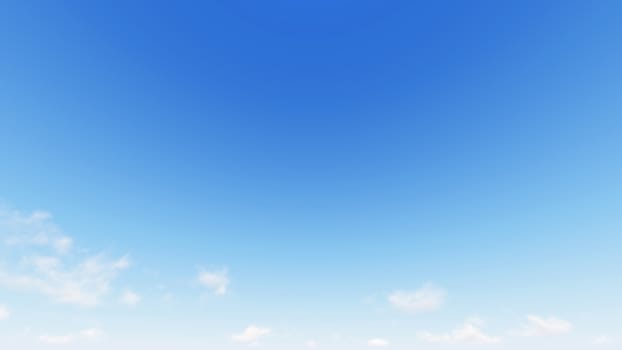 Cloudy blue sky abstract background, blue sky background with tiny clouds, 3d rendering

