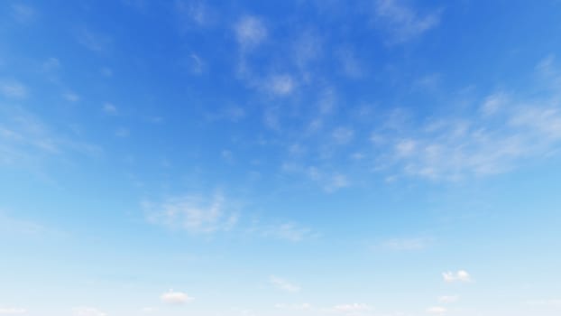 Cloudy blue sky abstract background, blue sky background with tiny clouds, 3d rendering

