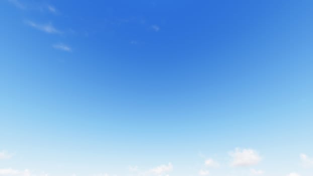 Cloudy blue sky abstract background, blue sky background with tiny clouds, 3d rendering

