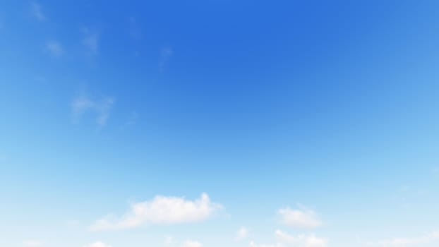 Cloudy blue sky abstract background, blue sky background with tiny clouds, 3d rendering

