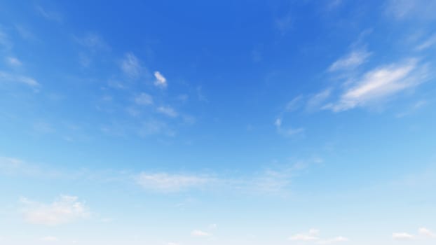 Cloudy blue sky abstract background, blue sky background with tiny clouds, 3d rendering

