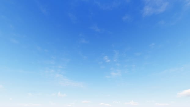 Cloudy blue sky abstract background, blue sky background with tiny clouds, 3d rendering

