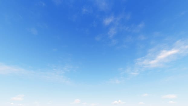 Cloudy blue sky abstract background, blue sky background with tiny clouds, 3d rendering

