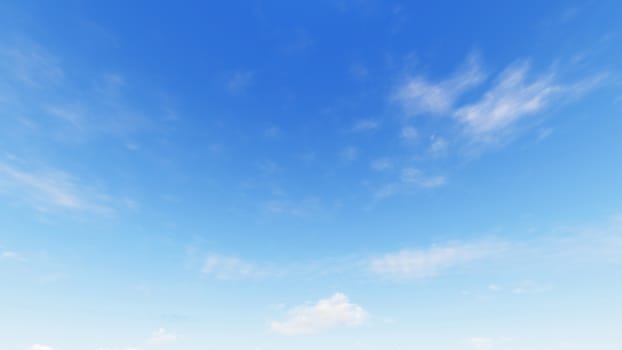 Cloudy blue sky abstract background, blue sky background with tiny clouds, 3d rendering

