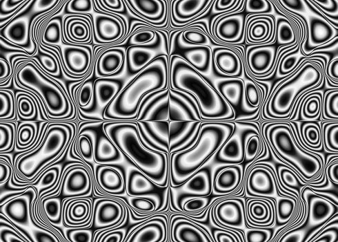 Image of the abstract pattern - kaleidoscopic pattern