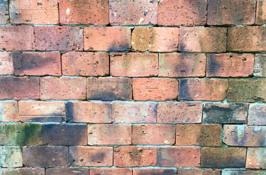 Background of old vintage dirty bricks wall . Old bricks wall texture.