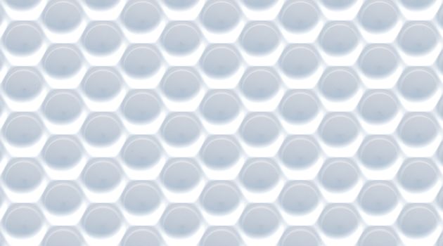 White gray abstract hexagonal background. 3D render, soft shadows