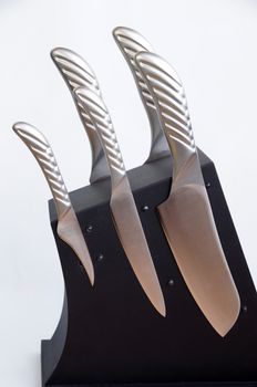 Universal cook knife on a support for kitchen knives                               