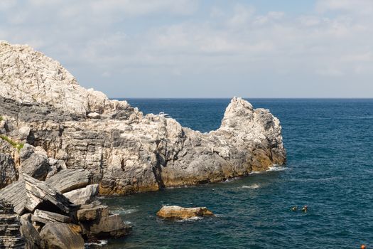 Portovenere in the Ligurian region of Italy near the Cinque Terre