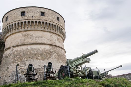 a medieval castle home to the torture museum in Tuscany