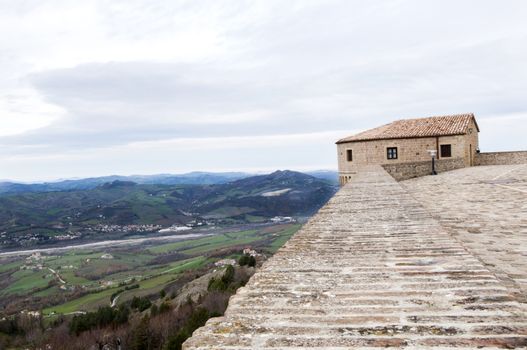 a medieval castle home to the torture museum in Tuscany