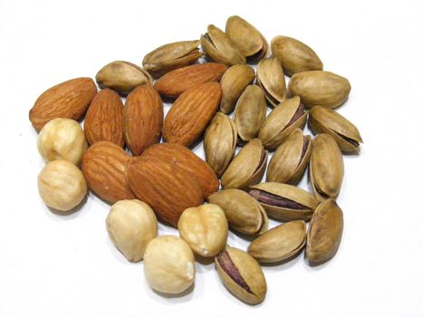 almonds, hazelnuts, pistachios pictures