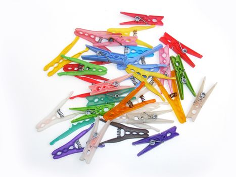 Color color latches for hanging clothes