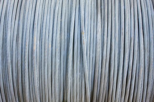 Steel wire cable background texture