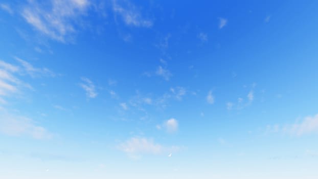 Cloudy blue sky abstract background, blue sky background with tiny clouds, 3d rendering

