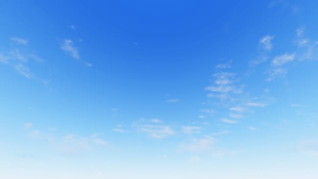 Cloudy blue sky abstract background, blue sky background with tiny clouds, 3d rendering

