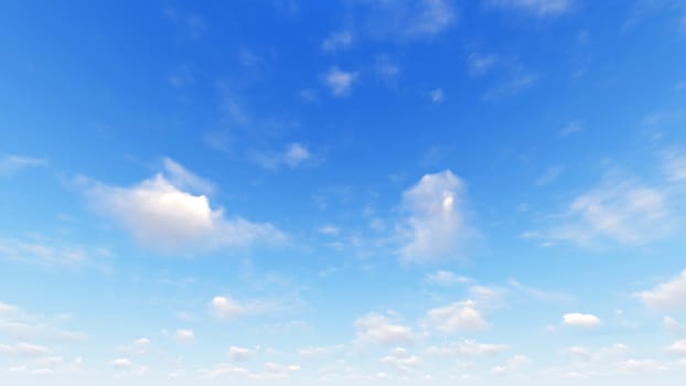 Cloudy blue sky abstract background, blue sky background with tiny clouds, 3d rendering

