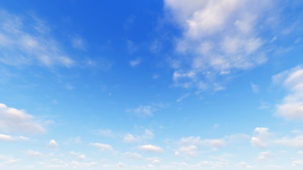 Cloudy blue sky abstract background, blue sky background with tiny clouds, 3d rendering

