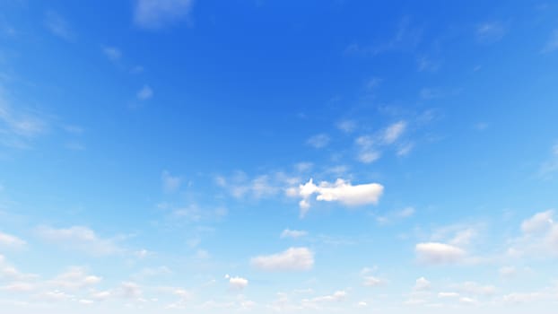 Cloudy blue sky abstract background, blue sky background with tiny clouds, 3d rendering

