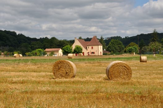 Rural landscape in Dordogne