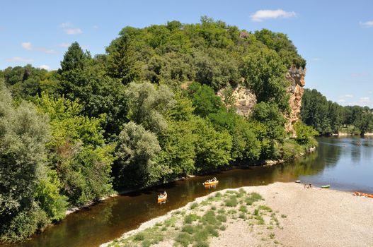 Dordogne river