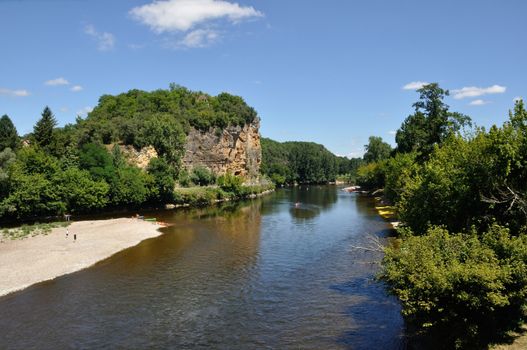 Dordogne river