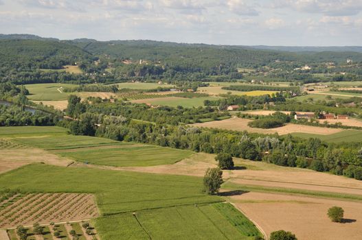 Rural landscape in Dordogne