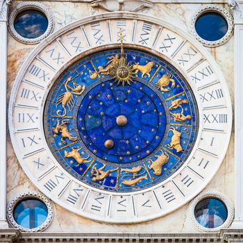 Venice Sant Marks Square astronomical clock face