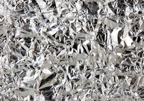 Silver foil background