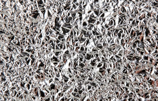 Silver foil background