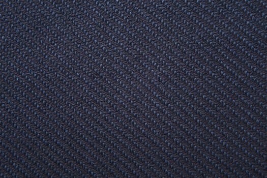 navy twill weave fabric pattern texture background closeup