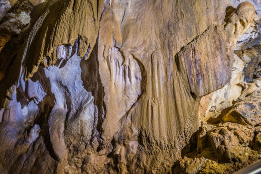 Details within Harmanec Cave in Kremnica Mountains, Slovakia