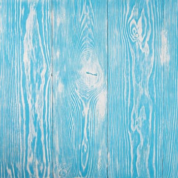 Colorful blue empty pine wooden background