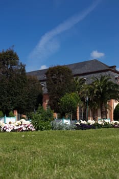 Orangerie garden in Darmstadt (Hesse, Germany)