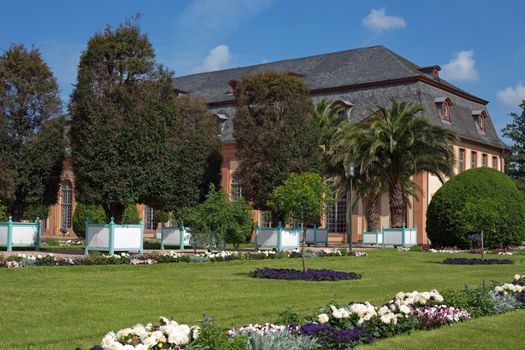 Orangerie garden in Darmstadt (Hesse, Germany)