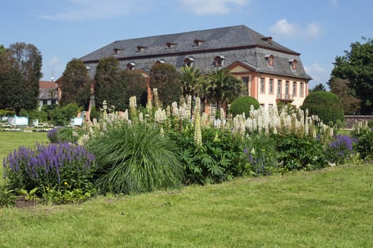 Orangerie garden in Darmstadt (Hesse, Germany)