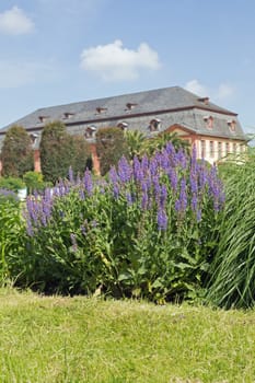 Orangerie garden in Darmstadt (Hesse, Germany)