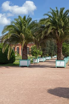 Orangerie garden in Darmstadt (Hesse, Germany)