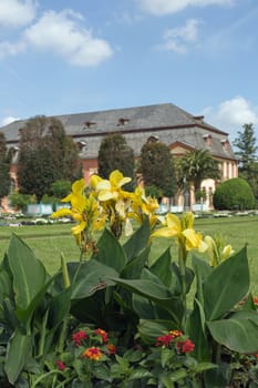 Orangerie garden in Darmstadt (Hesse, Germany)